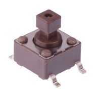 PHAP5-30VA2K2S2N3 7.3mm Height Square 6mm x 6mm Surface Mount Tactile Switch 160g Tube Packaging PHAP5-30VA2K2S2N3 7.3mm Height Square 6mm x 6mm Surface Mount Tactile Switch 160g Tube Packaging