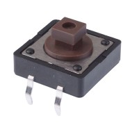PHAP5-50VA2K2T2N3 7.3mm Height Square 12mm x 12mm Through Hole Tactile Switch 160g Tube Packaging PHAP5-50VA2K2T2N3 7.3mm Height Square 12mm x 12mm Through Hole Tactile Switch 160g Tube Packaging