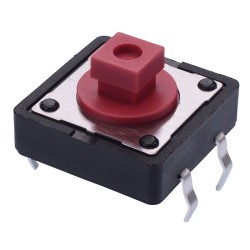 PHAP5-50VA2K3T2N2 7.3mm Height Square 12mm x 12mm Through Hole Tactile Switch 260g PHAP5-50VA2K3T2N2 7.3mm Height Square 12mm x 12mm Through Hole Tactile Switch 260g