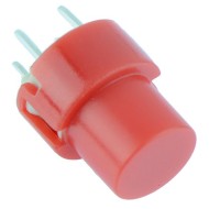 Red Round PCB Keyboard Switch SPST Red Round PCB Keyboard Switch SPST