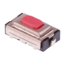 TJG-325RV/TR 3.7x6mm Thin Tactile Switch 50mA 12VDC TJG-325RV/TR 3.7x6mm Thin Tactile Switch 50mA 12VDC