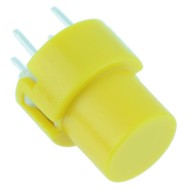 Yellow Round PCB Keyboard Switch SPST Yellow Round PCB Keyboard Switch SPST