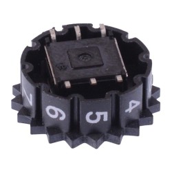 DH101ALSMT003 Left Hand 0-9 PCB Thumbwheel Switch Crown DH101ALSMT003 Left Hand 0-9 PCB Thumbwheel Switch Crown