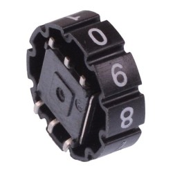 DH101ARSMT004 Right Hand 0-9 PCB Thumbwheel Switch