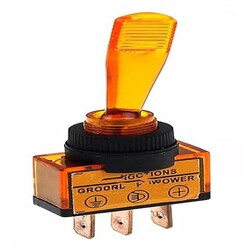 12V 20A Car Illuminated Toggle Switches 3 Pin SPST ON/Off Rocker Long Handle 12V 20A Car Illuminated Toggle Switches 3 Pin SPST ON/Off Rocker Long Handle