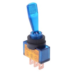 On-Off Paddle Toggle Switch SPST Blue LED 20A 12V On-Off Paddle Toggle Switch SPST Blue LED 20A 12V
