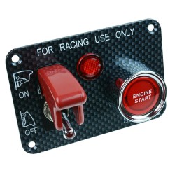Red Automotive Control Panel Start Switch 12V DC R18-Q1A-23B423L3R17100L Red Automotive Control Panel Start Switch 12V DC R18-Q1A-23B423L3R17100L