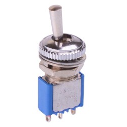 On-(On) Momentary Professional 10mm Toggle Switch SPDT 3A 24VDC 106322103 