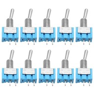 10PCS SPST 2 Pin 2 Position ON/Off  Miniature Toggle Switches 6A 125V 10PCS SPST 2 Pin 2 Position ON/Off  Miniature Toggle Switches 6A 125V