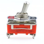 1pcs AC 250V 15A 2 Pin DPDT On/Off 2 Position Miniature Toggle Switches E-TEN1021 Orange 1pcs AC 250V 15A 2 Pin DPDT On/Off 2 Position Miniature Toggle Switches E-TEN1021 Orange