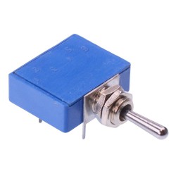 (On)-Off-(On) Momentary Low Profile PCB Toggle Switch DPDT 4A 30VDC 21147NA  (On)-Off-(On) Momentary Low Profile PCB Toggle Switch DPDT 4A 30VDC 21147NA