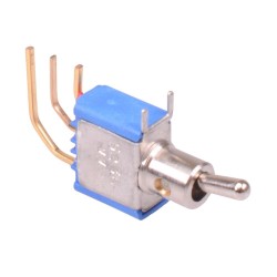 On-On Miniature Right Angle PCB Toggle Switch SPDT 5236WWCDB16X445  On-On Miniature Right Angle PCB Toggle Switch SPDT 5236WWCDB16X445