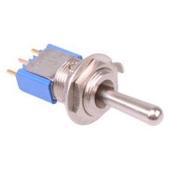 (On)-Off-(On) Momentary 12mm Miniature Toggle Switch SPDT 5237MADB  