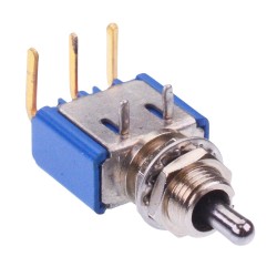 5237WCDBX38616 (On)-Off-(On) Momentary 6.35mm Miniature Toggle Switch SPDT 5237WCDBX38616 (On)-Off-(On) Momentary 6.35mm Miniature Toggle Switch SPDT