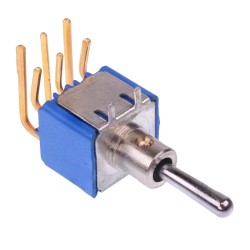 5244WCDB13X404 On-On-On Miniature PCB Toggle Switch DPDT 5244WCDB13X404 On-On-On Miniature PCB Toggle Switch DPDT