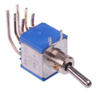 5246WWAB17 On-On Miniature PCB Toggle Switch DPDT 4A 30VDC 5246WWAB17 On-On Miniature PCB Toggle Switch DPDT 4A 30VDC