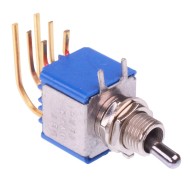 On-On 6.35mm Miniature Toggle Switch DPDT 4A 30VDC 5246WWADB16X386 On-On 6.35mm Miniature Toggle Switch DPDT 4A 30VDC 5246WWADB16X386