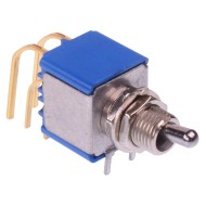 On-On 6.35mm Miniature Toggle Switch DPDT 4A 30VDC 5246WWADB16X386 On-On 6.35mm Miniature Toggle Switch DPDT 4A 30VDC 5246WWADB16X386