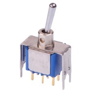 5246Y6CDB13 On-On Miniature PCB Toggle Switch DPDT 5246Y6CDB13 On-On Miniature PCB Toggle Switch DPDT