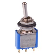 On-(On) Momentary 6.35mm Miniature Toggle Switch SPDT On-(On) Momentary 6.35mm Miniature Toggle Switch SPDT