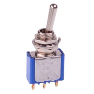 On-On 6.35mm Miniature Toggle Switch SPDT 4A 30VDC 5636ADB13  On-On 6.35mm Miniature Toggle Switch SPDT 4A 30VDC 5636ADB13