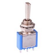 On-Off-(On) Momentary 6.35mm Miniature Toggle Switch SPDT 4A 30VDC 5638A9  On-Off-(On) Momentary 6.35mm Miniature Toggle Switch SPDT 4A 30VDC 5638A9
