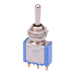 On-Off-On Miniature Toggle Switch SPDT 5639CDB On-Off-On Miniature Toggle Switch SPDT 5639CDB