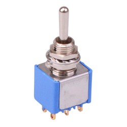 On-Off-On Miniature Toggle Switch DPDT 5649CDB  On-Off-On Miniature Toggle Switch DPDT 5649CDB