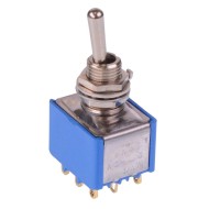 On-(On) Momentary 6.35mm Miniature Toggle Switch 3PDT 4A 30VDC 5652AD1.3  On-(On) Momentary 6.35mm Miniature Toggle Switch 3PDT 4A 30VDC 5652AD1.3