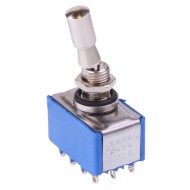 On-On Locking 6.35mm Miniature Toggle Switch 4PDT 4A 30VDC 5666A2VX408  On-On Locking 6.35mm Miniature Toggle Switch 4PDT 4A 30VDC 5666A2VX408