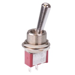 On-Off Large Handle 12mm Mini Toggle Switch SPST 3A 250V On-Off Large Handle 12mm Mini Toggle Switch SPST 3A 250V