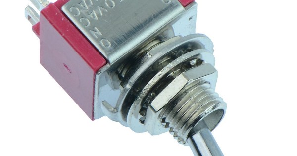 On-Off Miniature Toggle Switch 5A DPST