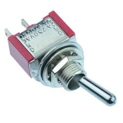 On-Off Miniature Toggle Switch 5A SPST