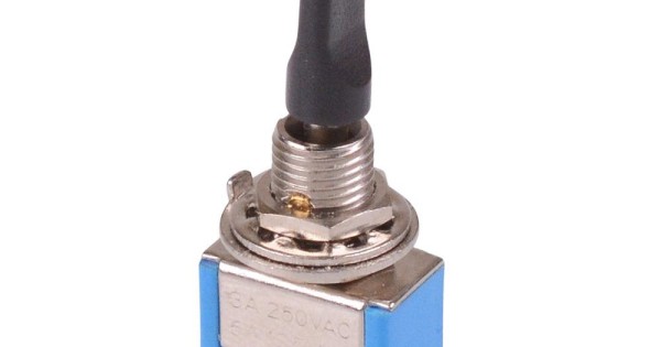 On-Off-On Mini Toggle Switch Flat Lever SPDT