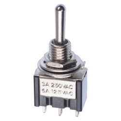 On-Off-On Miniature Toggle Switch SPDT On-Off-On Miniature Toggle Switch SPDT