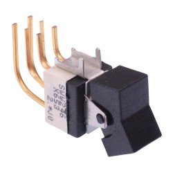 Black On-On Washable PCB Miniature Toggle Switch DPDT 0.4A 20V SWW246CD6X653  Black On-On Washable PCB Miniature Toggle Switch DPDT 0.4A 20V SWW246CD6X653