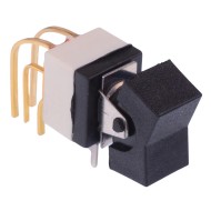 Black On-Off-On Washable PCB Miniature Toggle Switch DPDT 0.4A 20V SWW249CD6X653  Black On-Off-On Washable PCB Miniature Toggle Switch DPDT 0.4A 20V SWW249CD6X653