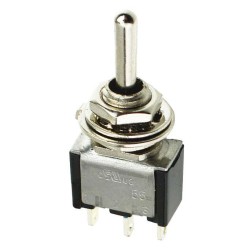 On-Off-(On) Miniature Toggle Switch SPDT 3A TA105A1  On-Off-(On) Miniature Toggle Switch SPDT 3A TA105A1