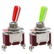 2Pcs Standard Toggle Switches 16A 250V SPST 2 Position 2 Pin ON/Off Switch with PC Wear-Resistant Handle 2Pcs Standard Toggle Switches 16A 250V SPST 2 Position 2 Pin ON/Off Switch with PC Wear-Resistant Handle