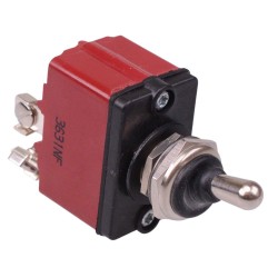 3631NF On-Off Sealed 12mm Toggle Switch SPST IP67 12A 28VDC