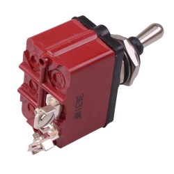 3631NF On-Off Sealed 12mm Toggle Switch SPST IP67 12A 28VDC