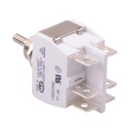On-On-On 12mm Toggle Switch DP3T 15A 250VAC 644H/2X2330  On-On-On 12mm Toggle Switch DP3T 15A 250VAC 644H/2X2330