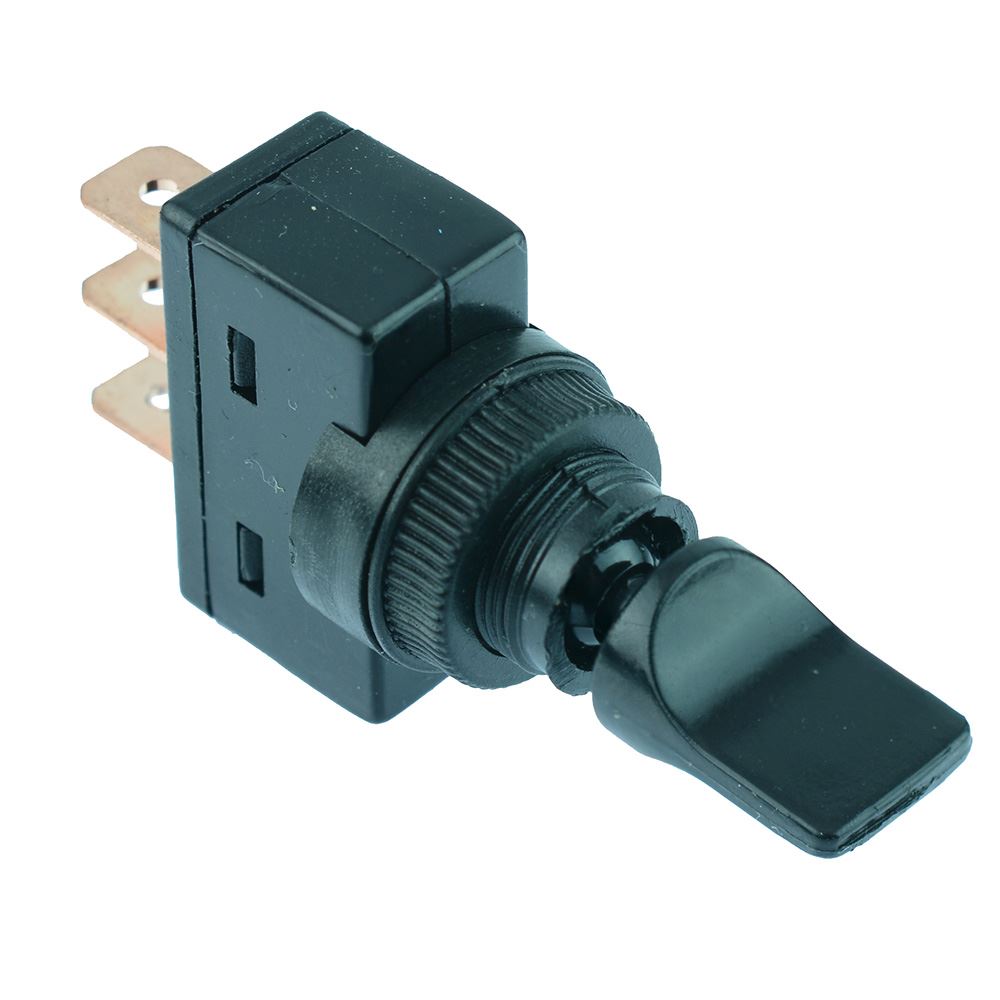Black On-Off-On Toggle Switch SPDT 20A 12VDC 12mm