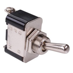 Off-(On) Momentary 12mm Toggle Switch 15A Screw Terminals Off-(On) Momentary 12mm Toggle Switch 15A Screw Terminals