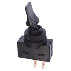 On-Off Black Paddle Toggle Switch SPST 20A 12V On-Off Black Paddle Toggle Switch SPST 20A 12V