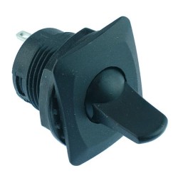 On-Off Black Panel Mount Toggle Switch SPST R13-402A On-Off Black Panel Mount Toggle Switch SPST R13-402A