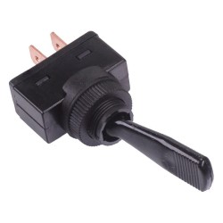 On-Off Black Toggle Flick Switch SPST 20A 12VDC On-Off Black Toggle Flick Switch SPST 20A 12VDC