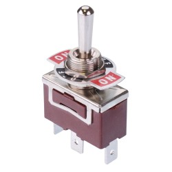 On-Off-(On) Momentary Toggle Switch SPDT 15A 250VAC On-Off-(On) Momentary Toggle Switch SPDT 15A 250VAC
