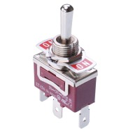 (On)-Off-(On) SPDT Toggle Switch 250V AC 15A (On)-Off-(On) SPDT Toggle Switch 250V AC 15A