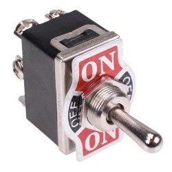 On-Off-On Toggle Switch Screw Terminals 10A 250VAC DPDT On-Off-On Toggle Switch Screw Terminals 10A 250VAC DPDT